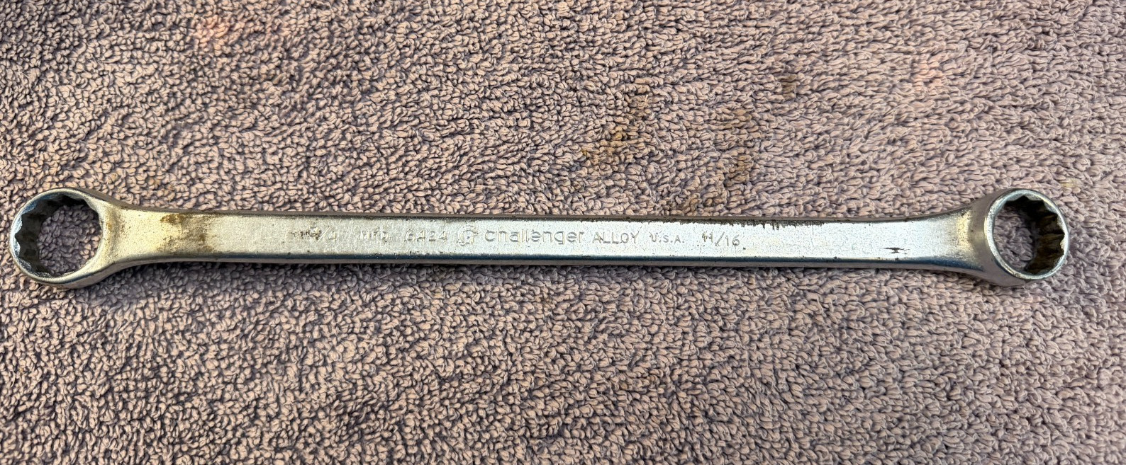Challenger Wrench 3/4 x 11/16, MODEL 6424 double box wrench , USA