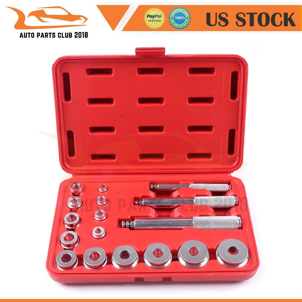 Metric Bushing Bearing Driver | 17pc Set Aluminum Install Remove 10-42mm