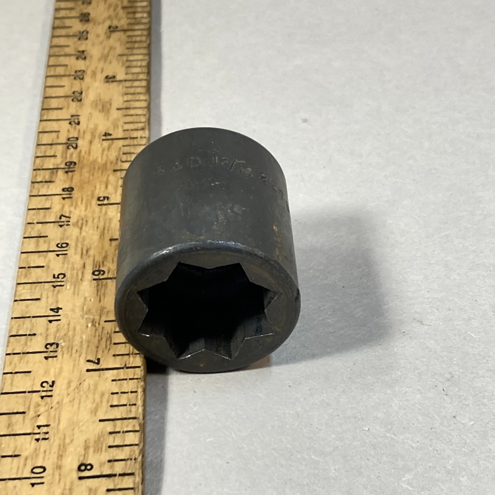 B & D Impact Socket 13/16″ Double Box 8 Point 1/2″ Drive #22781 USA