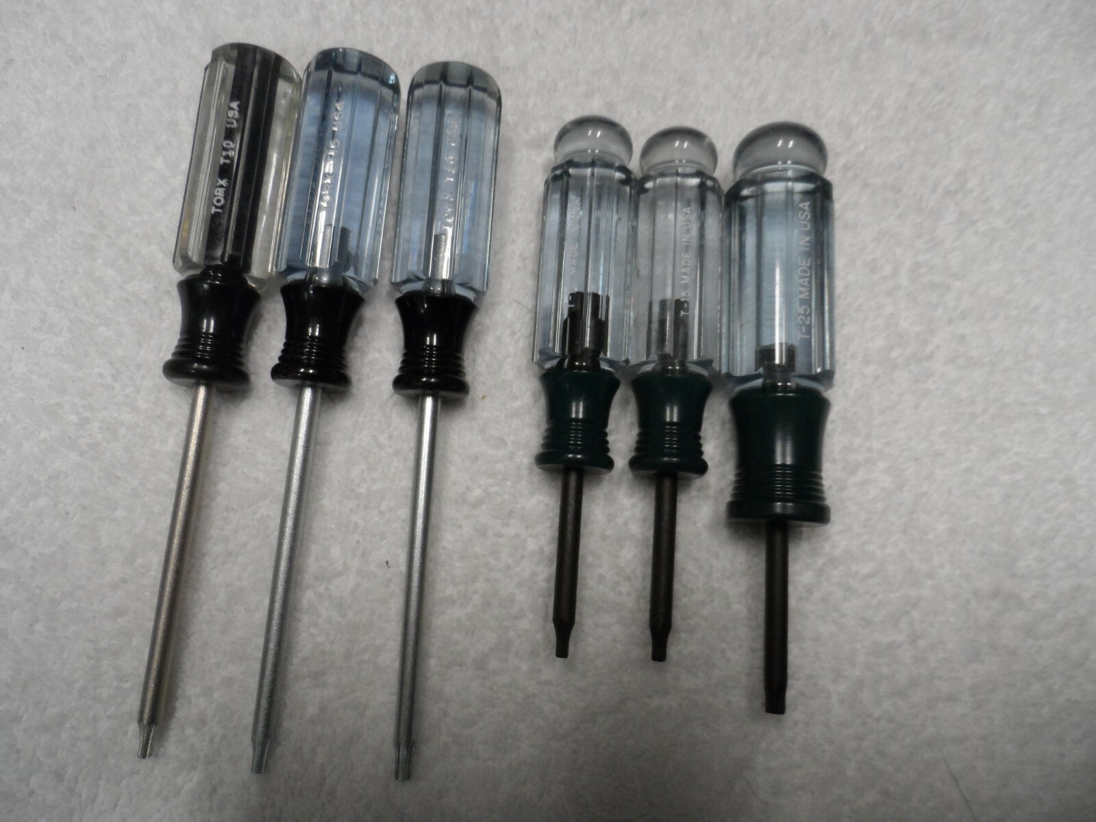Craftsman Torx & Stubby Screwdriver Set, made USA (T10, T15, T20, T25) – 6 pcs