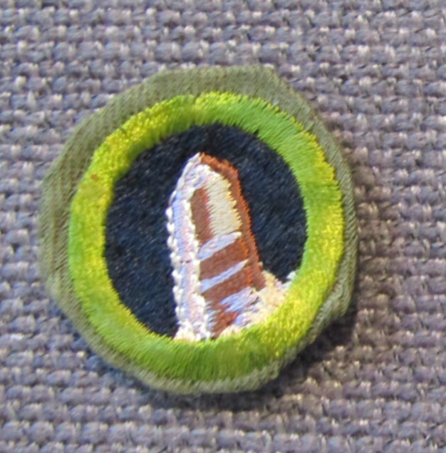 1937-1961 Boy Scouts of America Khaki Narrow Crimped Merit Badge