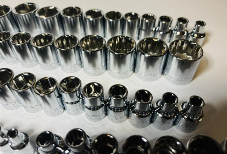 CRAFTSMAN 164 pc 1/4 3/8 1/2 Dr SAE METRIC MM 6pt 12pt wrench socket Tool set