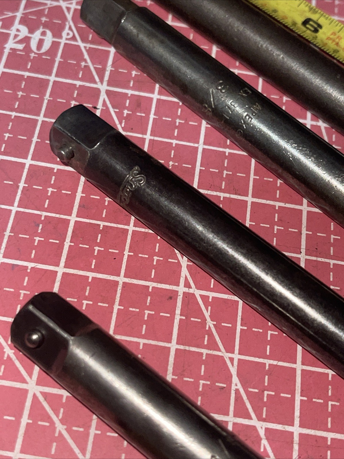 Apex / Snap on USA 7 Piece 7/16” Hex Power Adapter Extension Set 3/8 Drive 2-10”