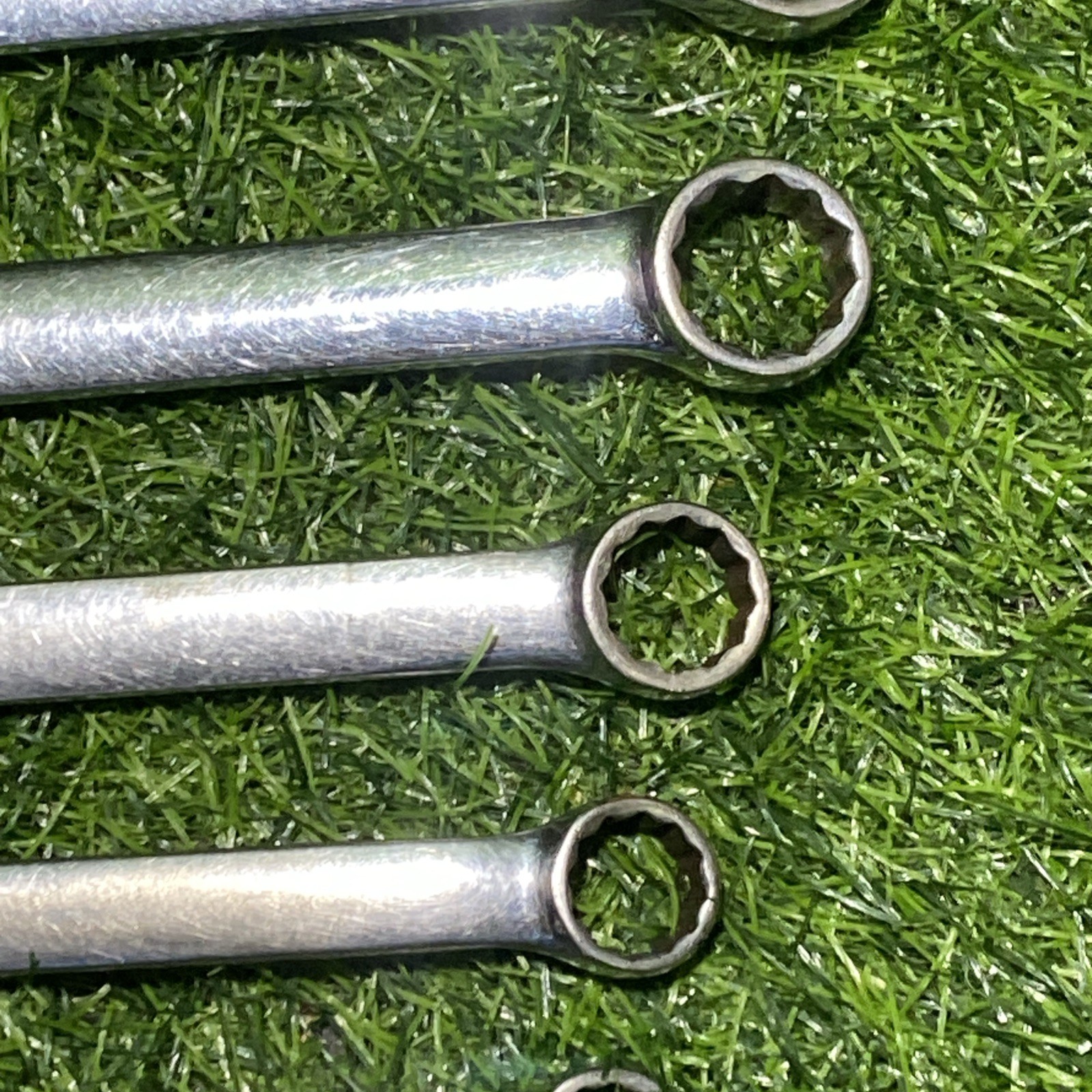 Vintage Snap-On USA 10pc SAE OEX12A – OEX32A Comb. Wrench Set Missing 24A
