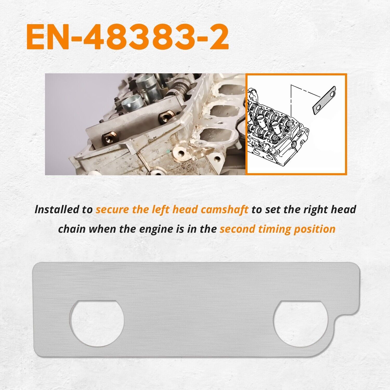 For Buick GM Cadillac 2.8L 3.0L 3.6L Camshaft Holding Tool Set EN-48383 EN-46105