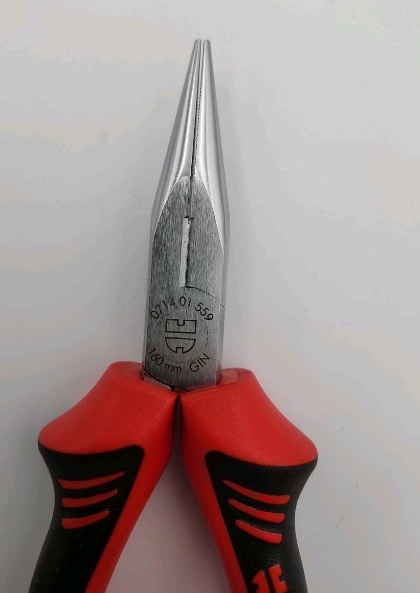 Wurth Zebra Needle Nose Pliers 071401559 160mm 6.5″ Straight Jaw Shape