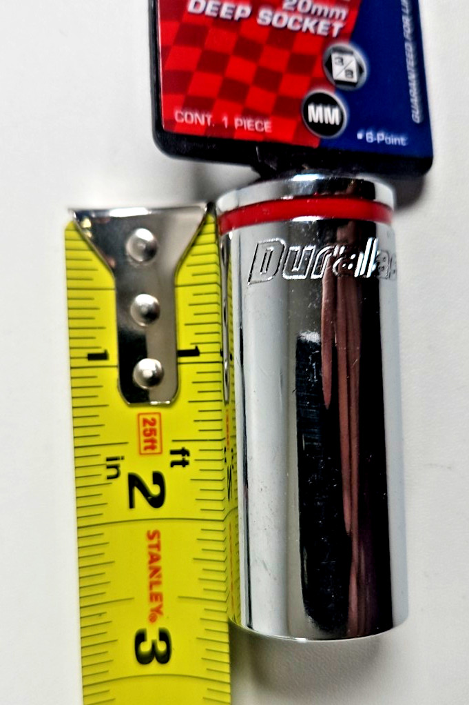 Lot of 11 Duralast 3/8″ Drive 20mm Deep Sockets 6 Point Sockets