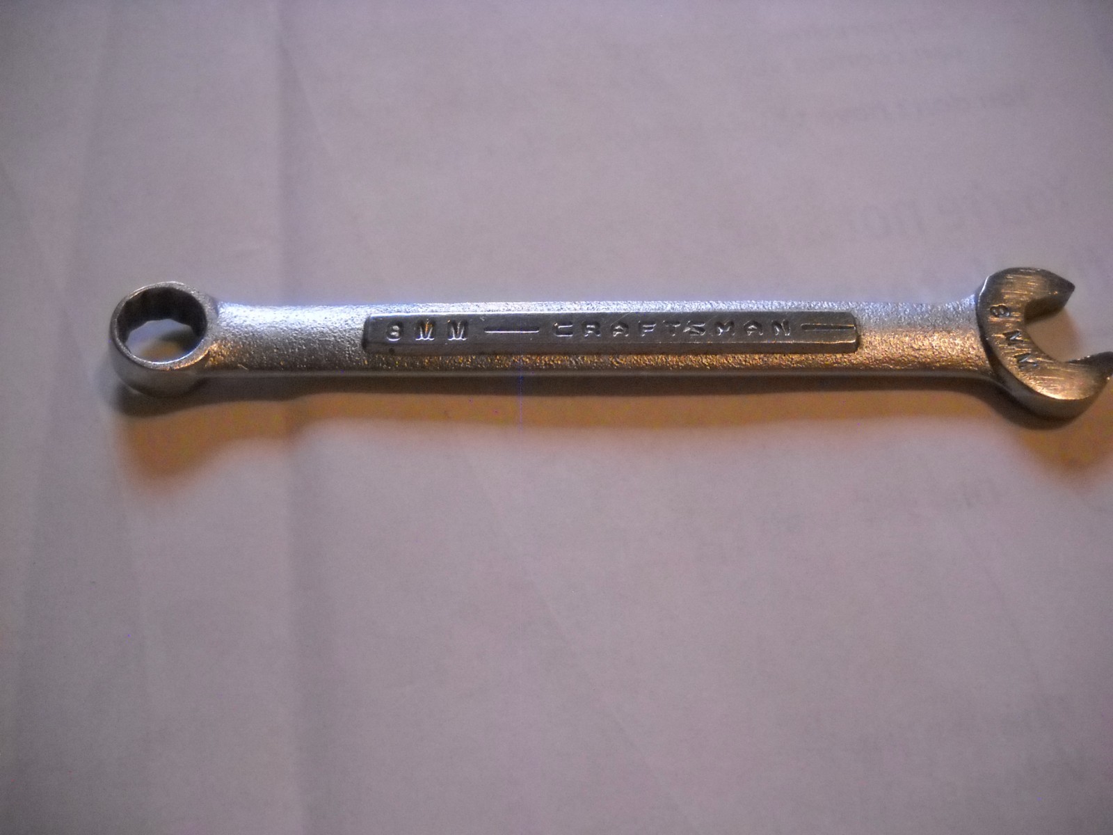Craftsman 8mm -V- Metric Combination Wrench USA MADE