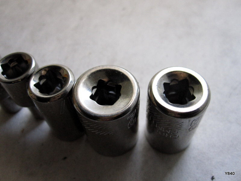 5PCS SAE Socket Set Craftsman 12 Point 1/4″ Drive 3/16 7/32 11/32 7/16 1/2