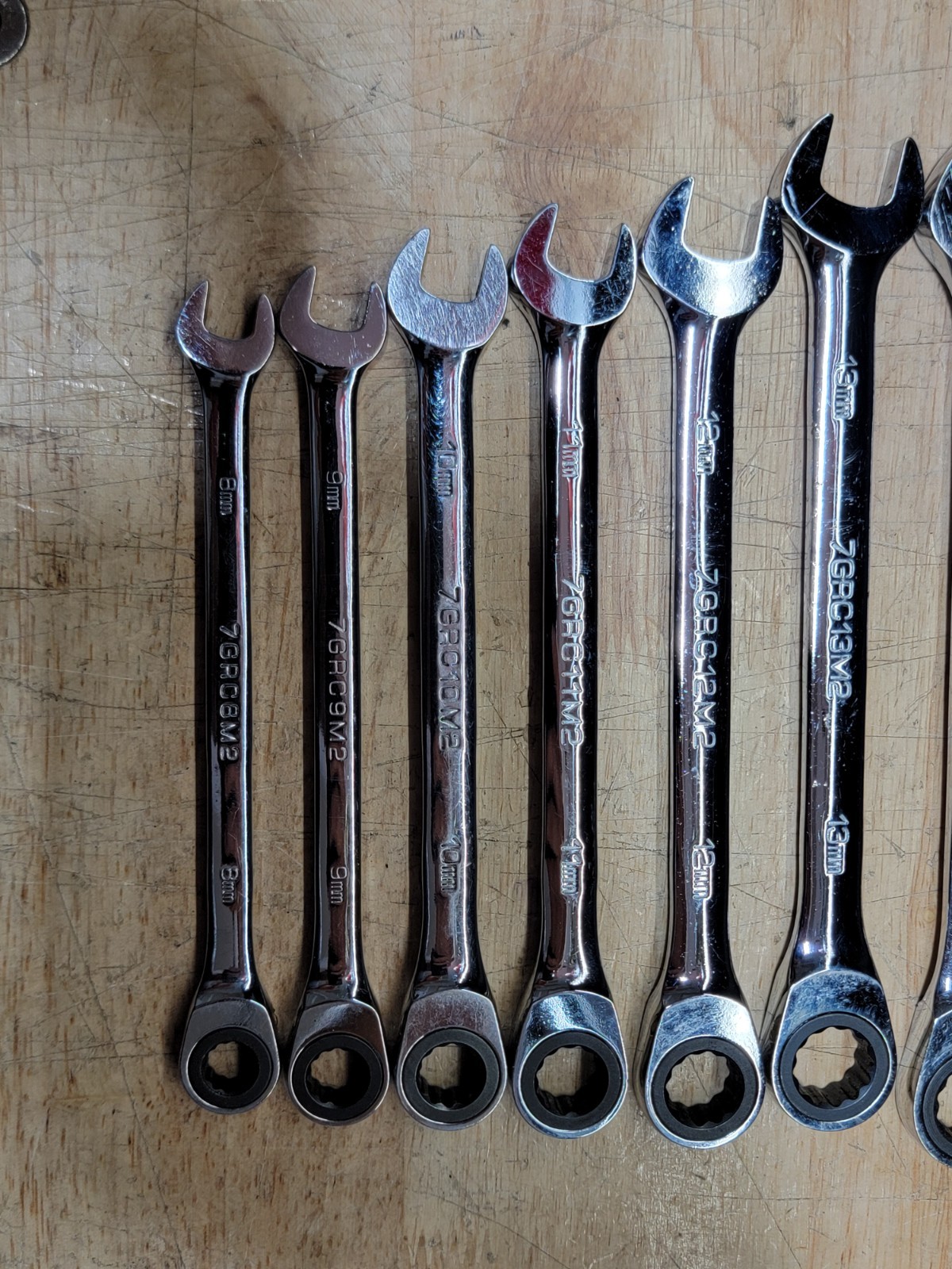 MATCO TOOLS RATCHETING WRENCH SET 12PC 8mm – 19mm 7GRC8M2 – 7GRC19M2 METRIC