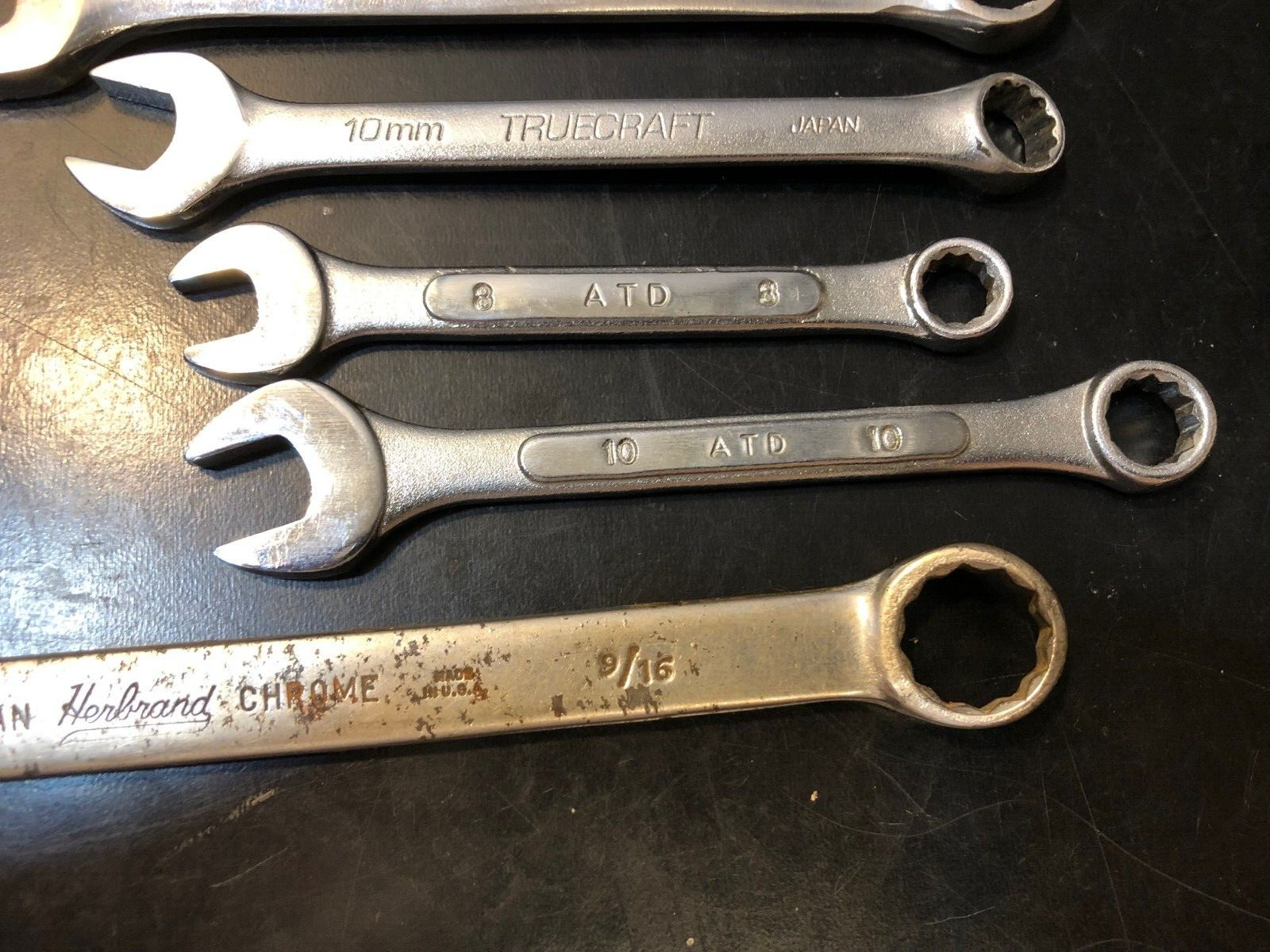 Vintage 20 pc Combination & Open End Wrench Lot – Craftsman, S-K, Daco, ATD!