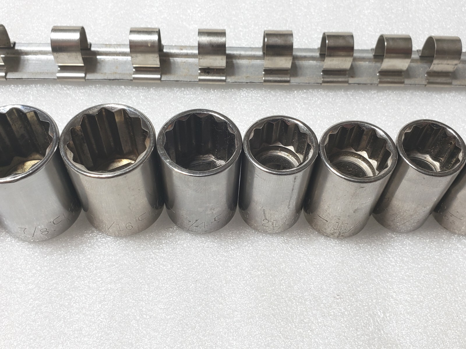 Craftsman SAE 14pc Socket Set, G-Series 1/2 Drive, 3/8″ thru 1-1/8″, USA Nice