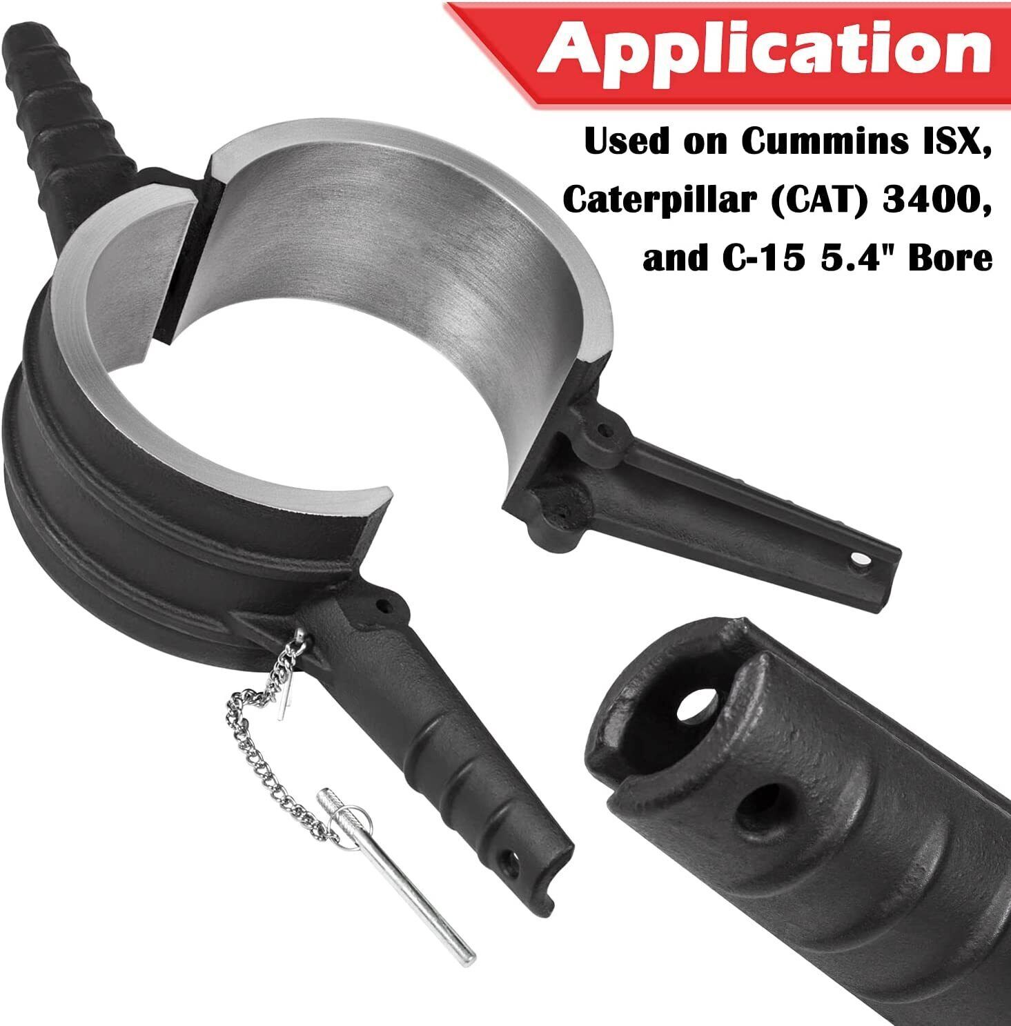 7040 Piston Ring Compressor Tool For CAT Cummins Diesel ISX 3400 C-15 5.40»