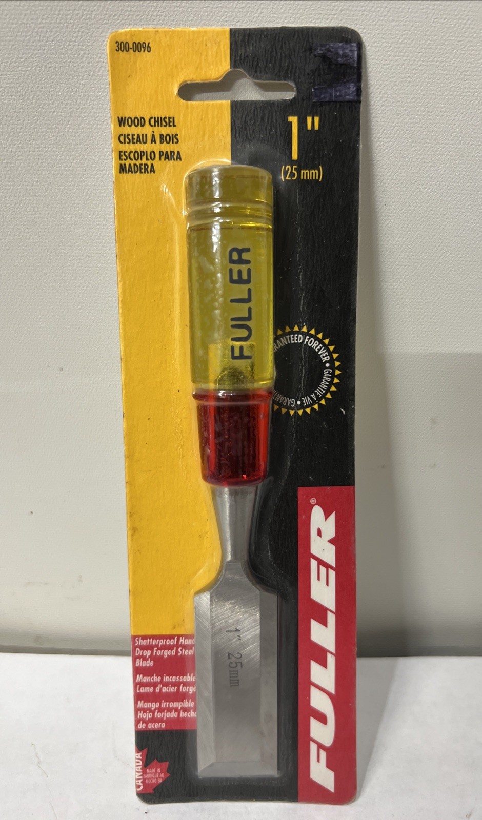 Fuller 1″ Wood Chisel 300-0096 25mm New Old Stock – Canada NOS