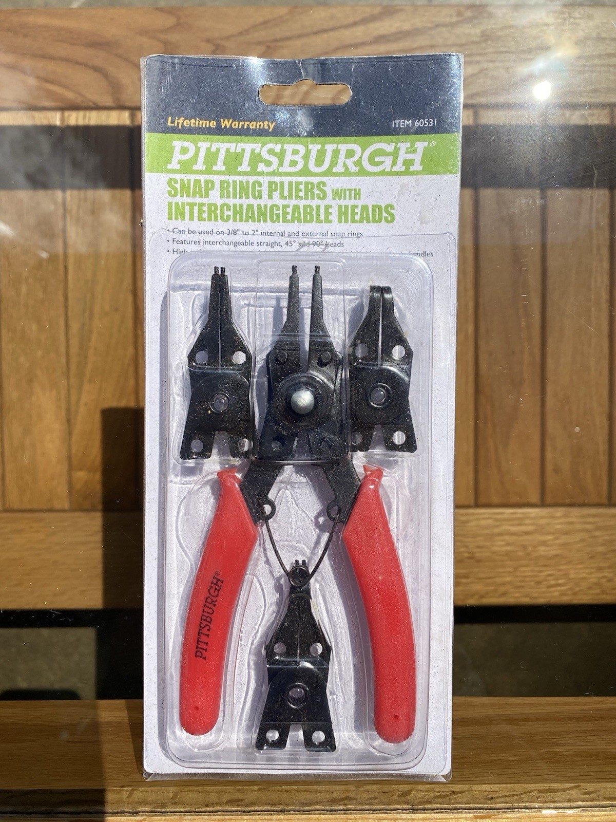 Pittsburg Snap Ring Pliers With Interchangeable Heads New In Box