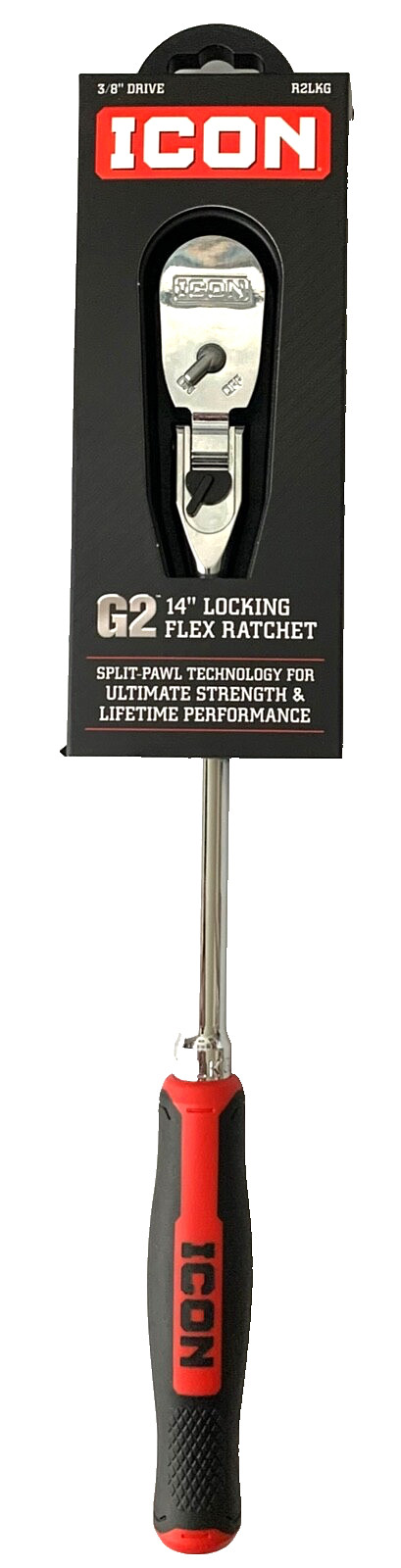 ICON (70446 & 70451) 3/8″ & 1/4″ Drive, G2 Locking Flex Head Ratchets (FREE S&H)