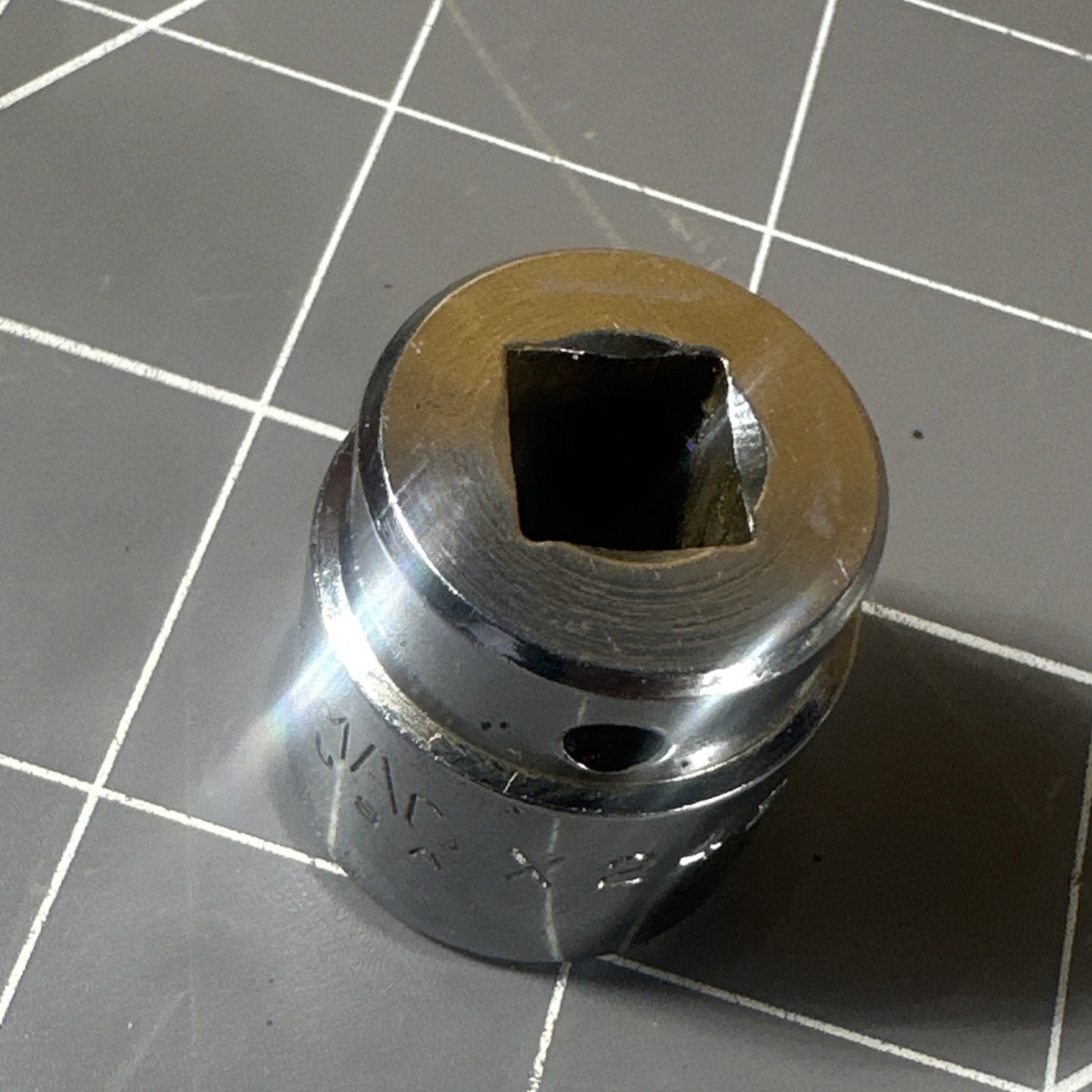 Mac Tools USA 3/8″ Drive 3/4″ 12PT Shallow Chrome Socket X242 Nice!