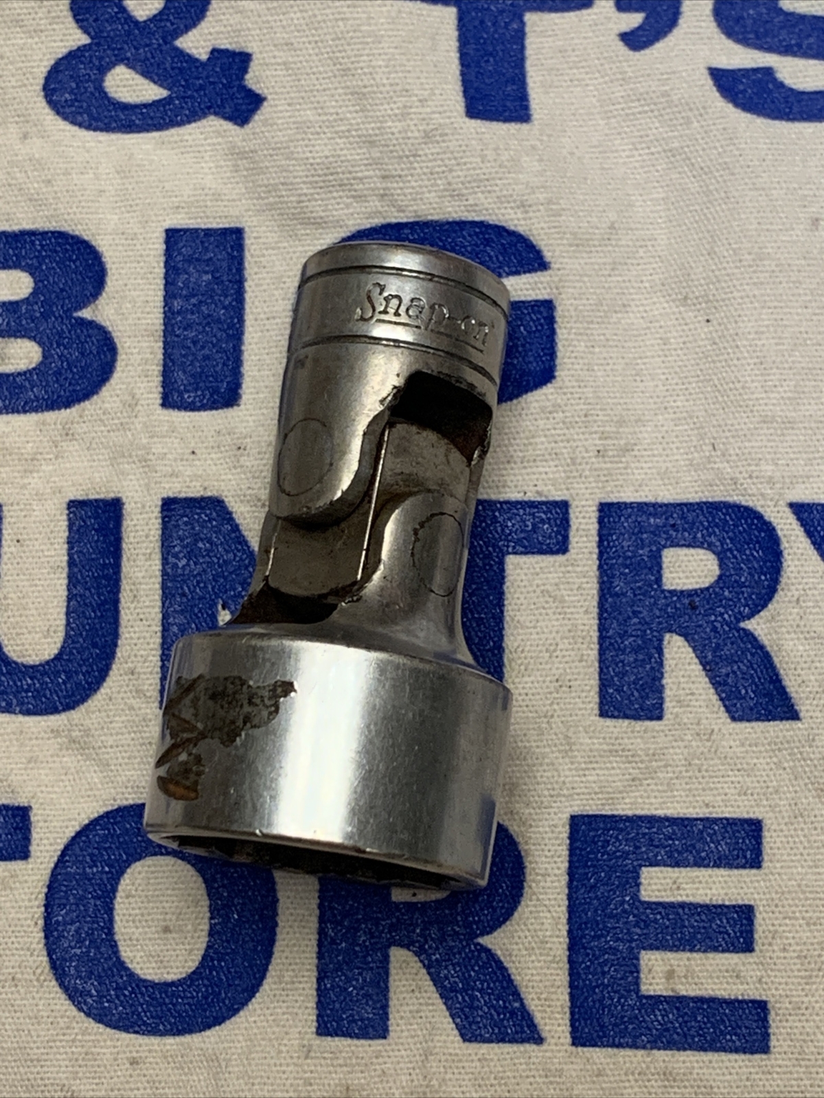 1963 Snap-on USA 3/8″ Drive 7/8″ 12pt SAE Chrome Swivel Universal Socket FU28A