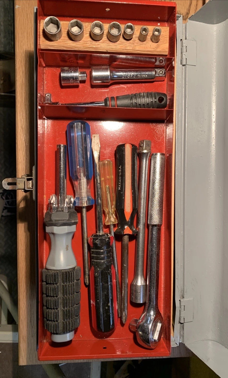 88 Piece Tool Set In Steel Toolbox For Home, Car, and General Use