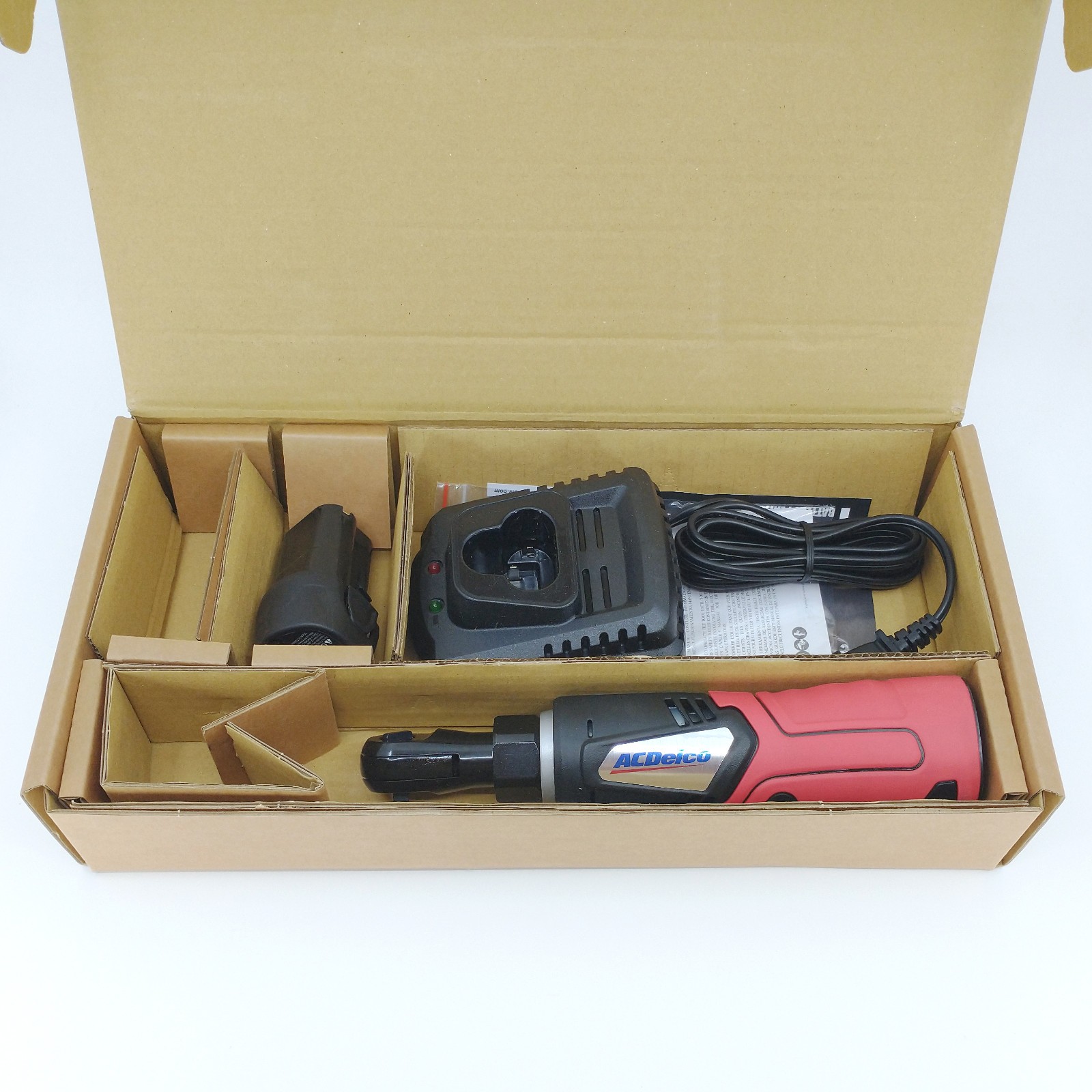 ACDelco ARW1207 Li-ion 12V 1/4″ Ratchet Wrench 30 ft-lbs Torque