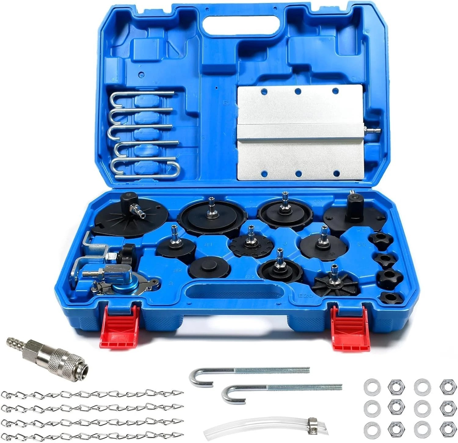Comprehensive Brake Master Cylinder Bleeder Kit – 12 Adapters for Most Vehicles