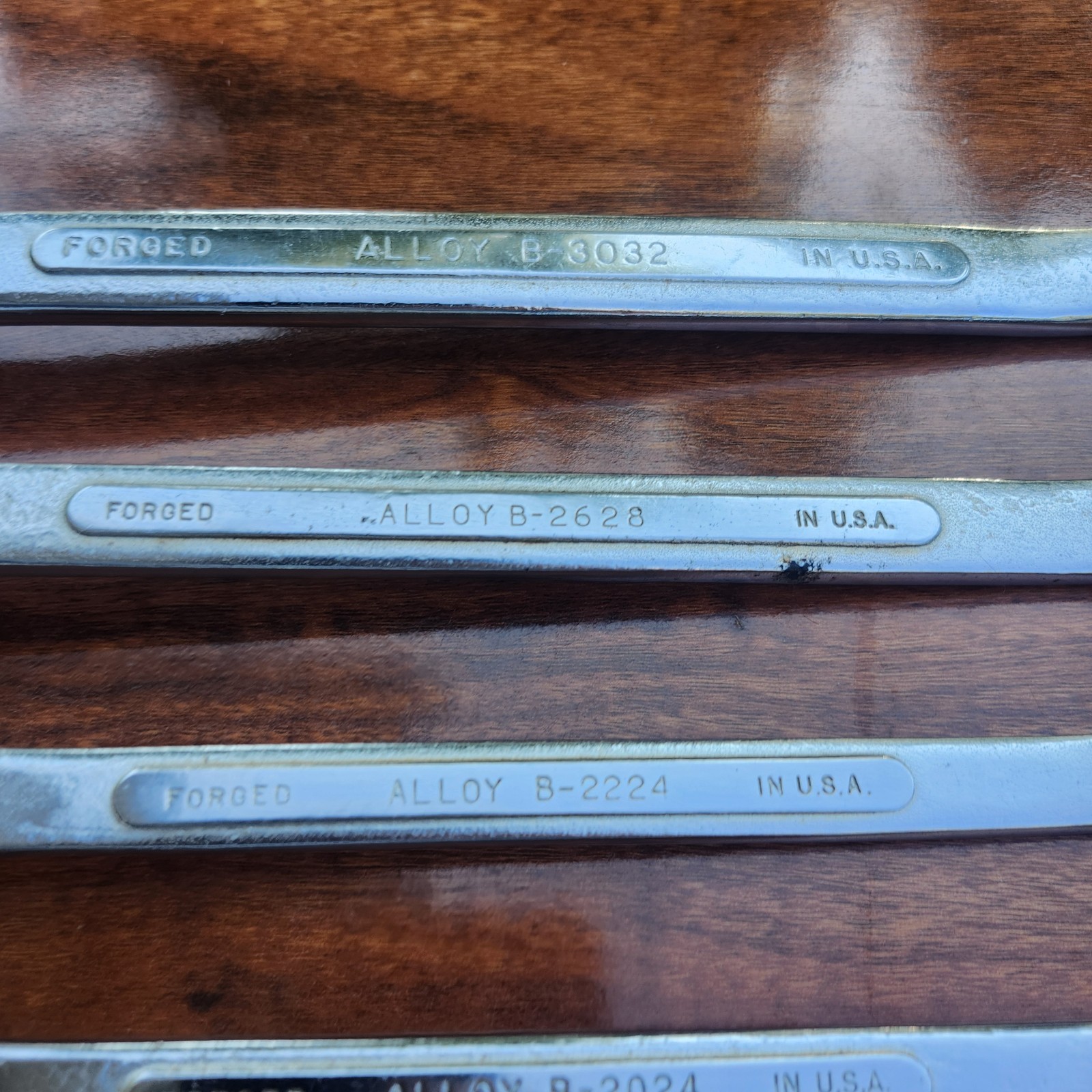 SK Tools 5/8” to 1″ Offset Box End Wrench 4Pc Set B2024 2224 2628 3032Forged USA