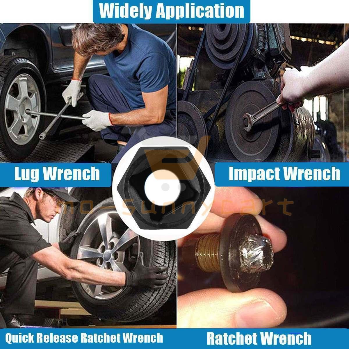13X Impact Bolt Extractor Set Nut Remover Set Stripped Extraction Socket Tool US