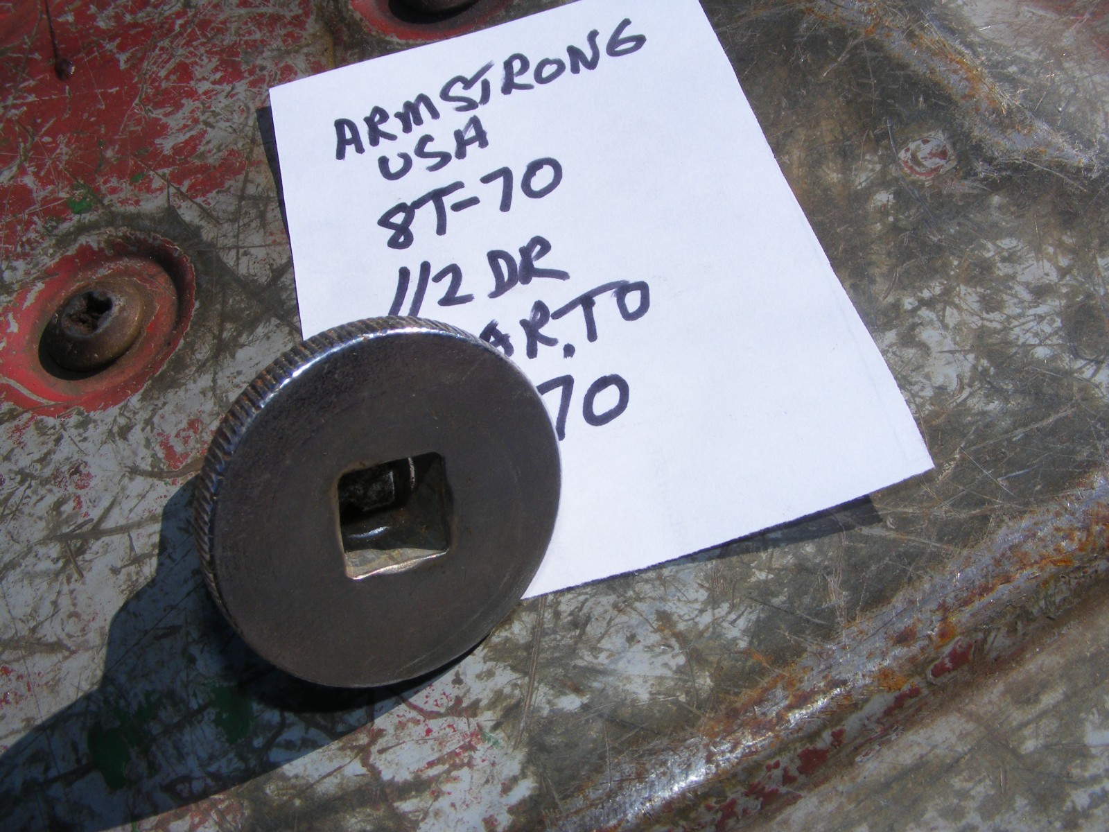 1/2 dr ratchet spinner thumbwheel adapter armstrong 8t-70
