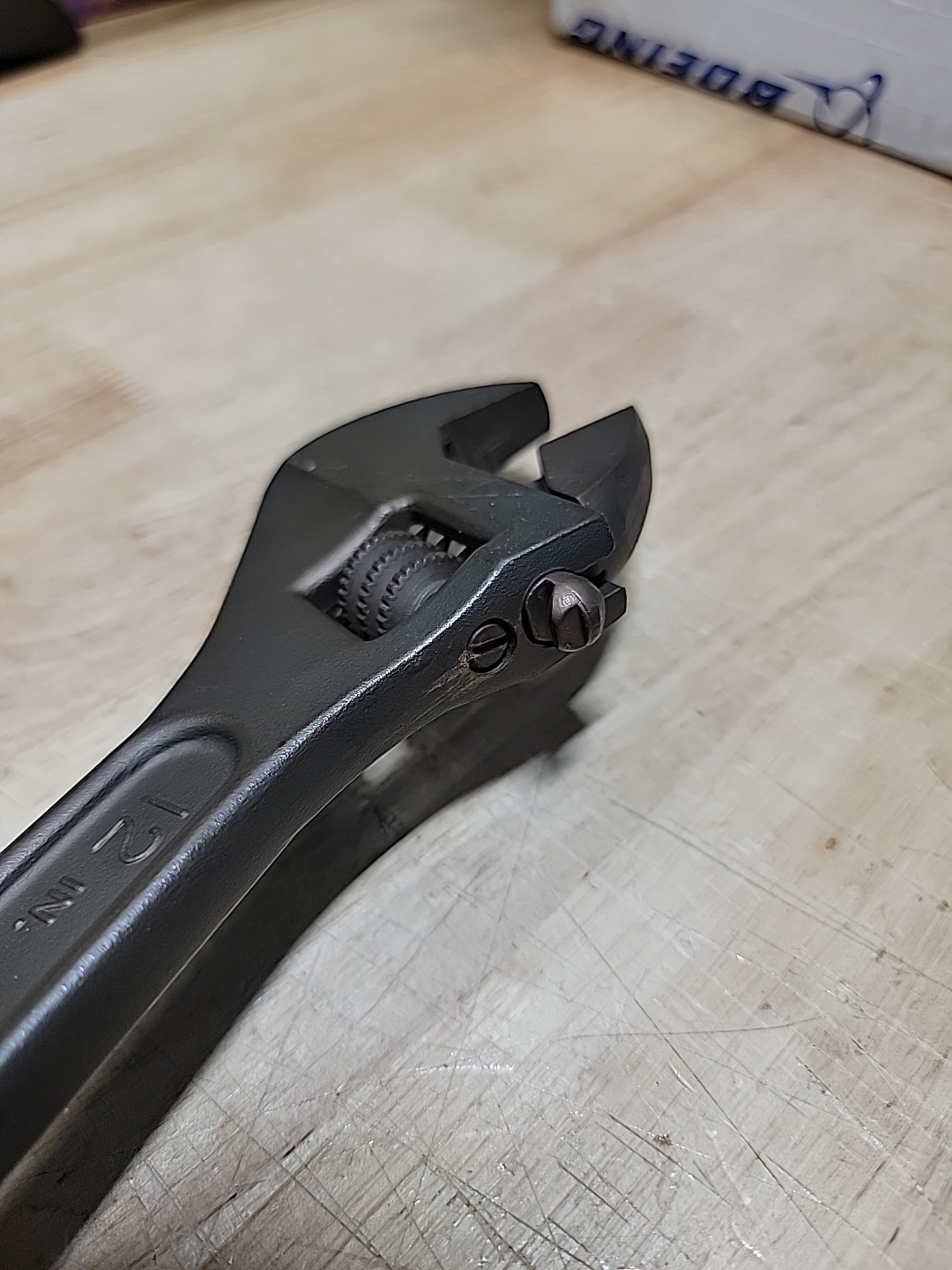 Berylco USA 12″ Adjustable Wrench W155 Beryllium Copper Non Magnetic / Sparking