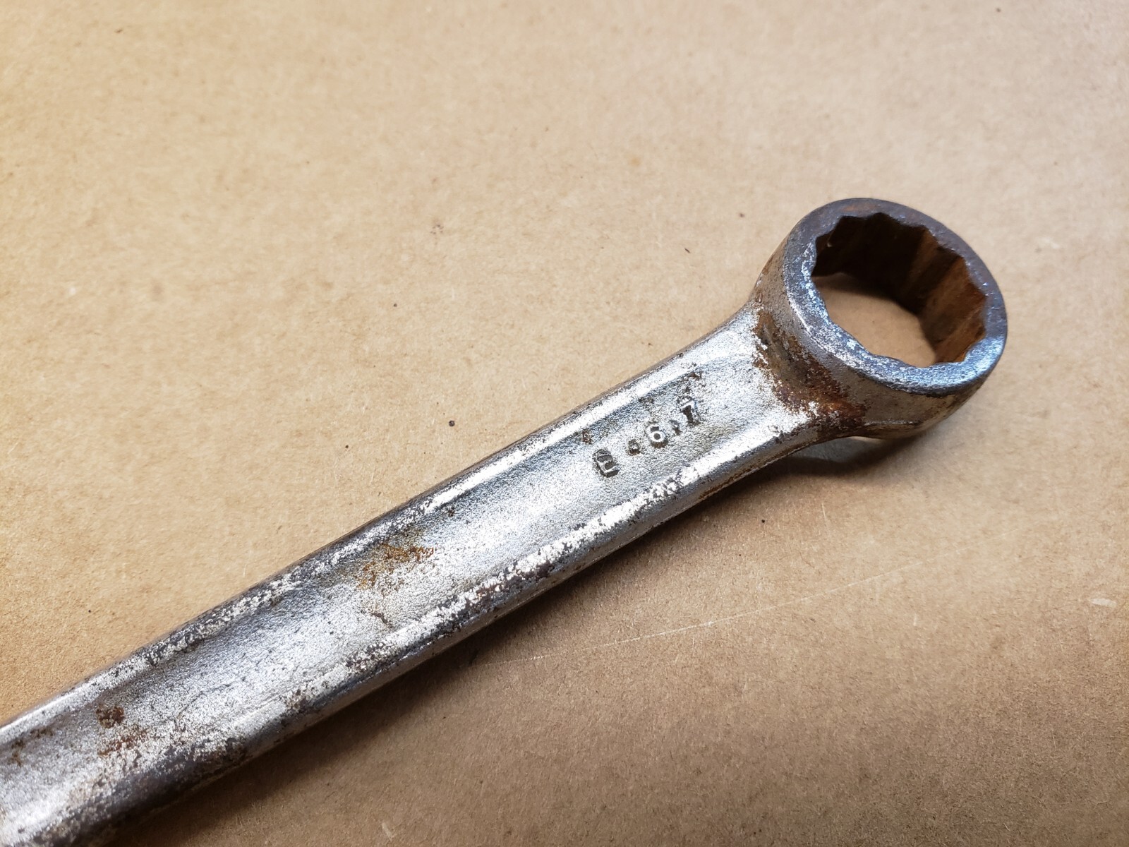 1 Single Vintage Penens Corp Chicago 9/16 Combination Open & Box End Wrench 6018
