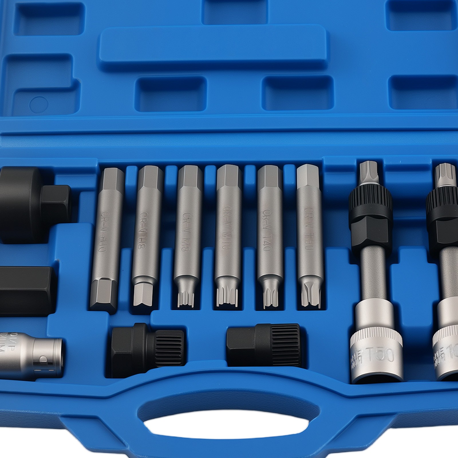 13PC Alternator Freewheel Pulley Removal Socket Bit Set Garage Service Tool Kit