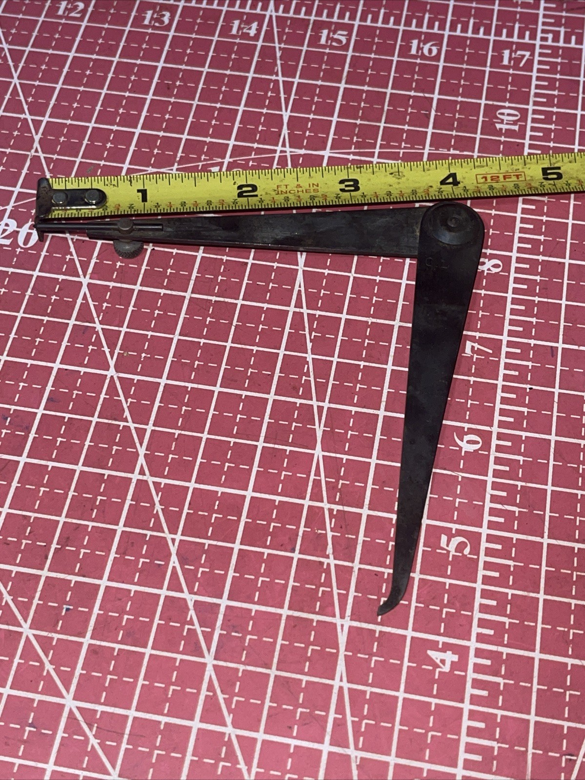 Brown & Sharpe USA No 835 Firm Joint Hermaphrodite Caliper Vintage Early Model