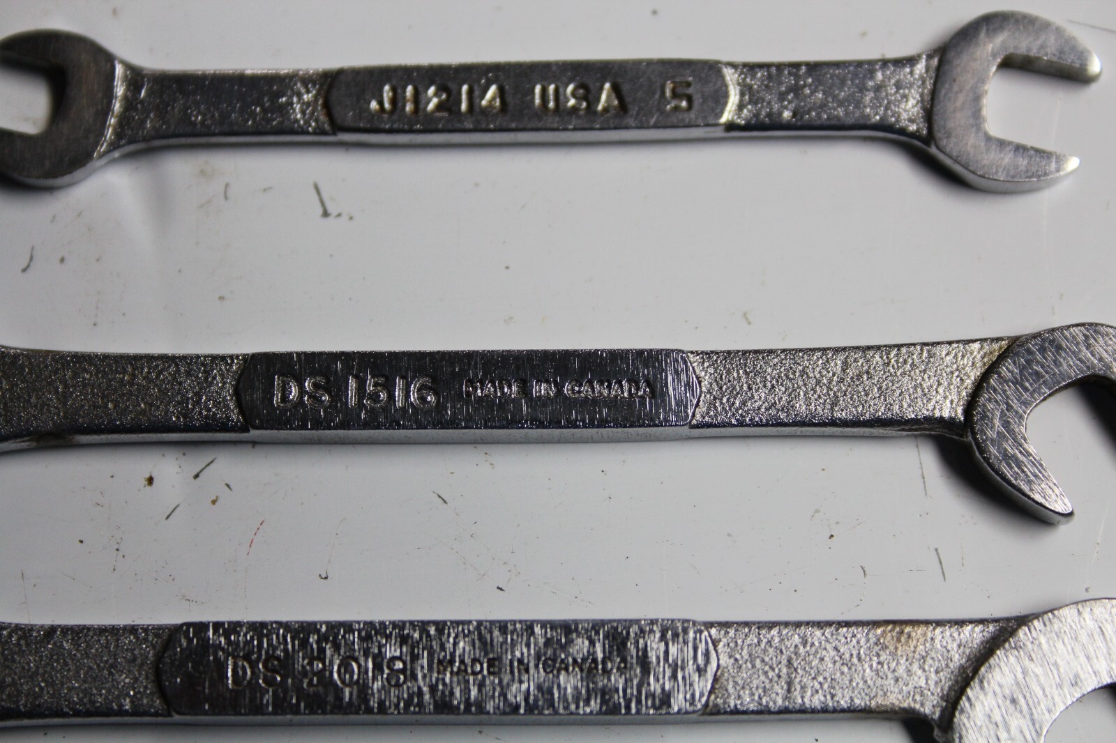 SNAP-ON TOOLS Offset Open-End, Midget Combination / IGNITION Wrench LOT 6pcs USA