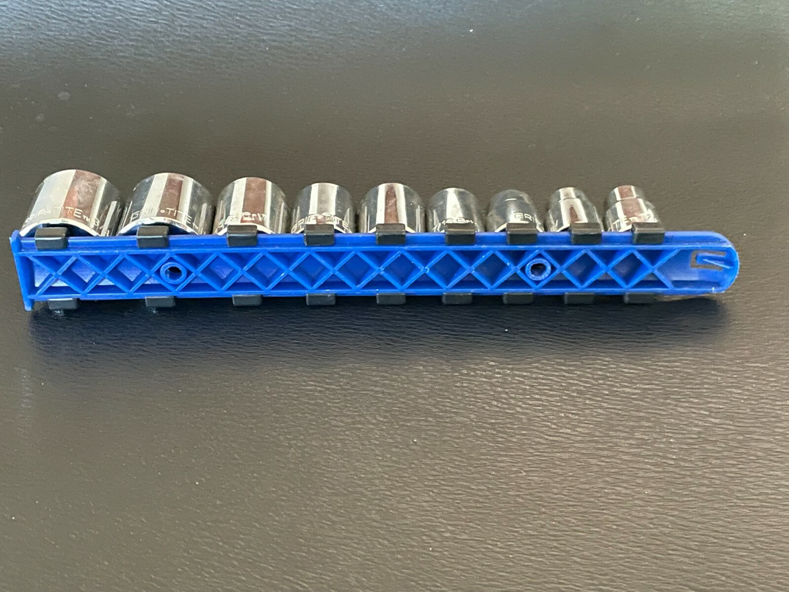 NO BOX Grip-Tite 9 Piece SAE Super Socket Nut Bolt Set 3/8″ Drive Model 172 NEW
