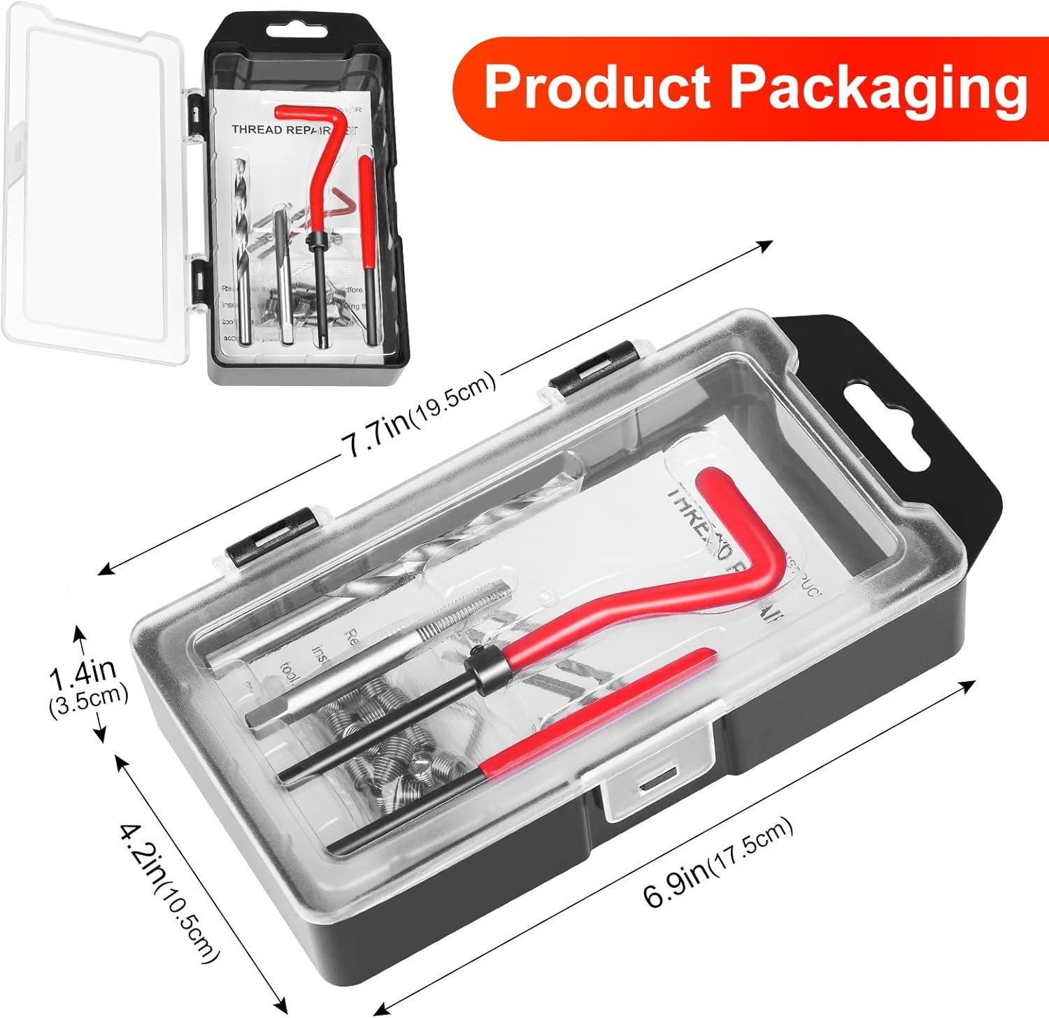 Rethreading Tool Kit for Damaged Threads