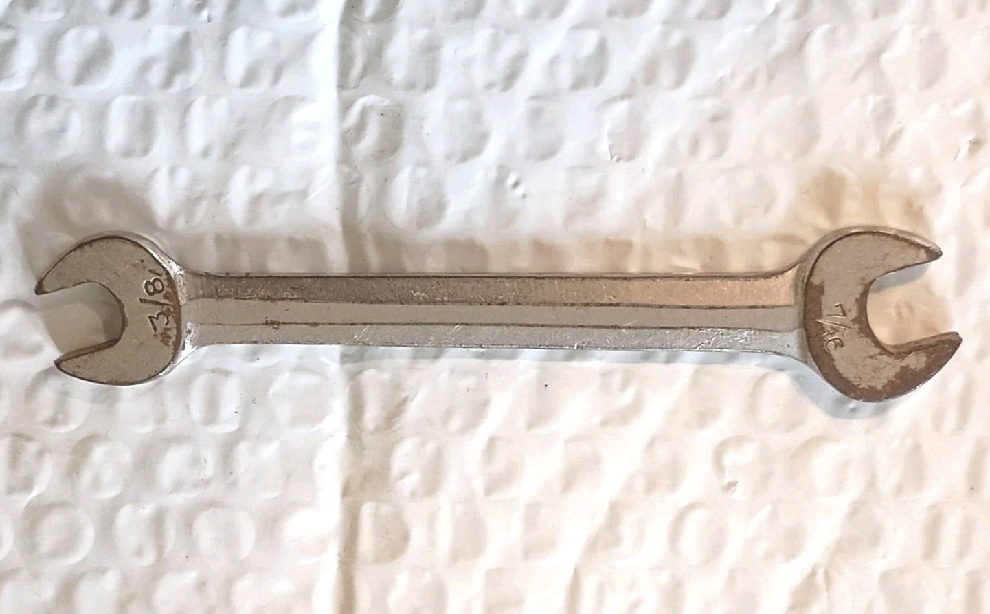BLUE POINT SUPREME S1214, 3/8″ x 7/16″ DBL. OPEN-END WRENCH, 5.25″ LONG.