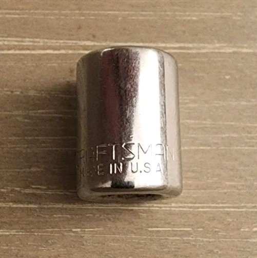 Craftsman 7/16″ Socket 6 Point 1/4″ Drive (No Stamped Catalog Number)