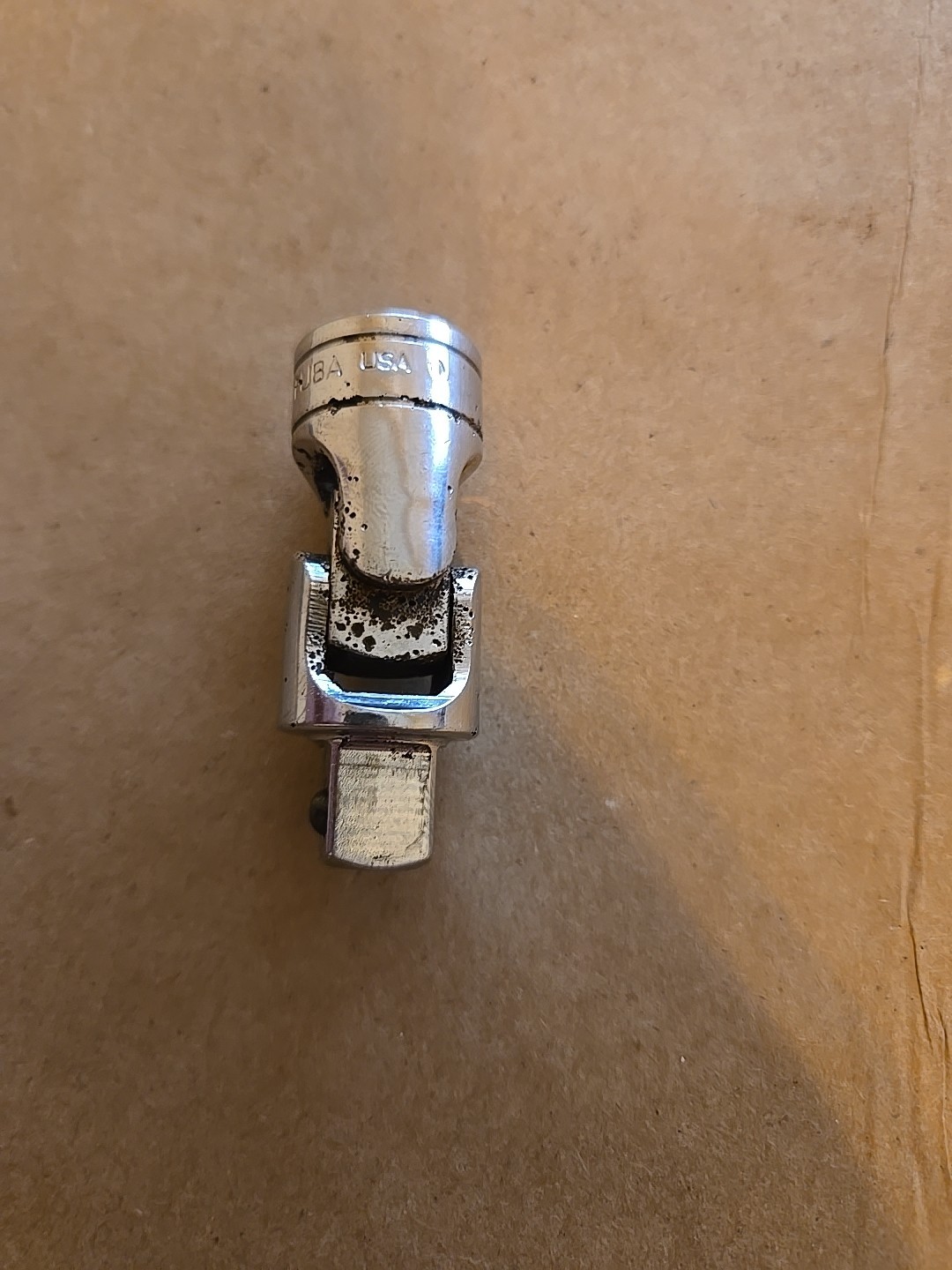 Snap On 3/8″ Drive Chrome Friction Ball Universal Swivel Socket For Parts FU8A