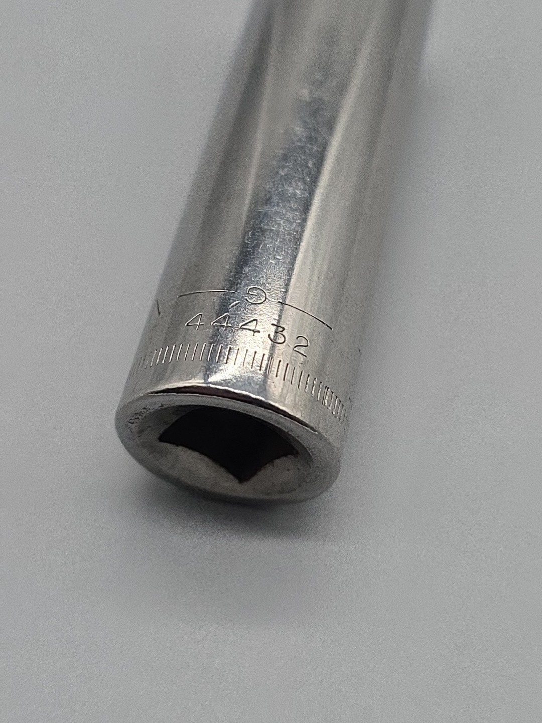 Craftsman Tools 15mm 6 Point Deep Chrome Socket 3/8″ Drive G-44432 USA