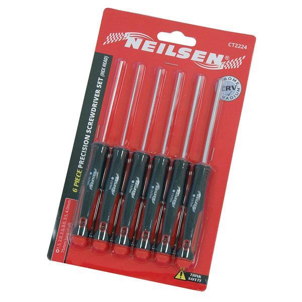 6PC HEX Head Screwdriver Allen Key 1.5mm 2mm 2.5mm 3mm 3.5mm 4mm