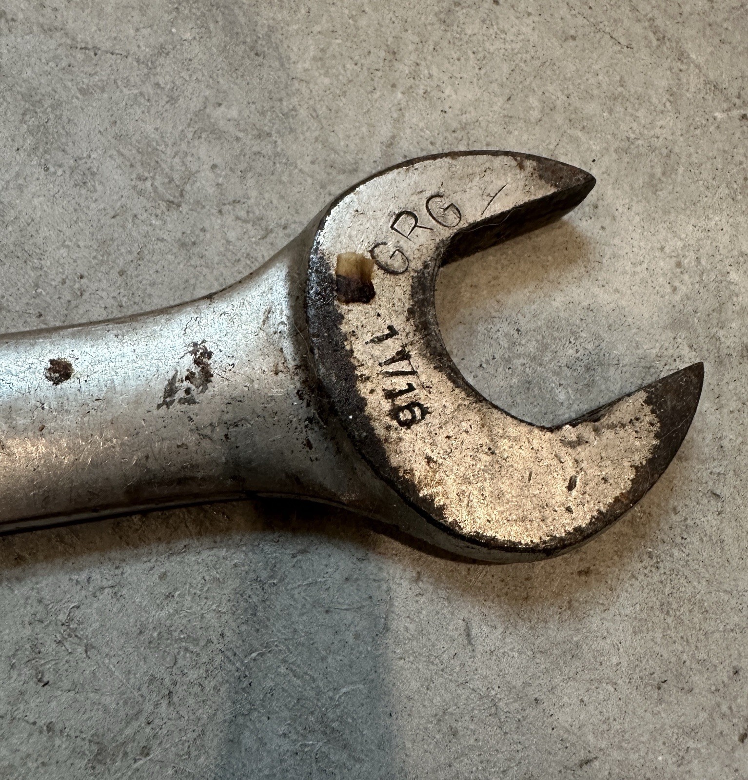 Vintage Blue-Point OEX34 Combination 12 point Wrench USA 1-1/16″ Length 15″