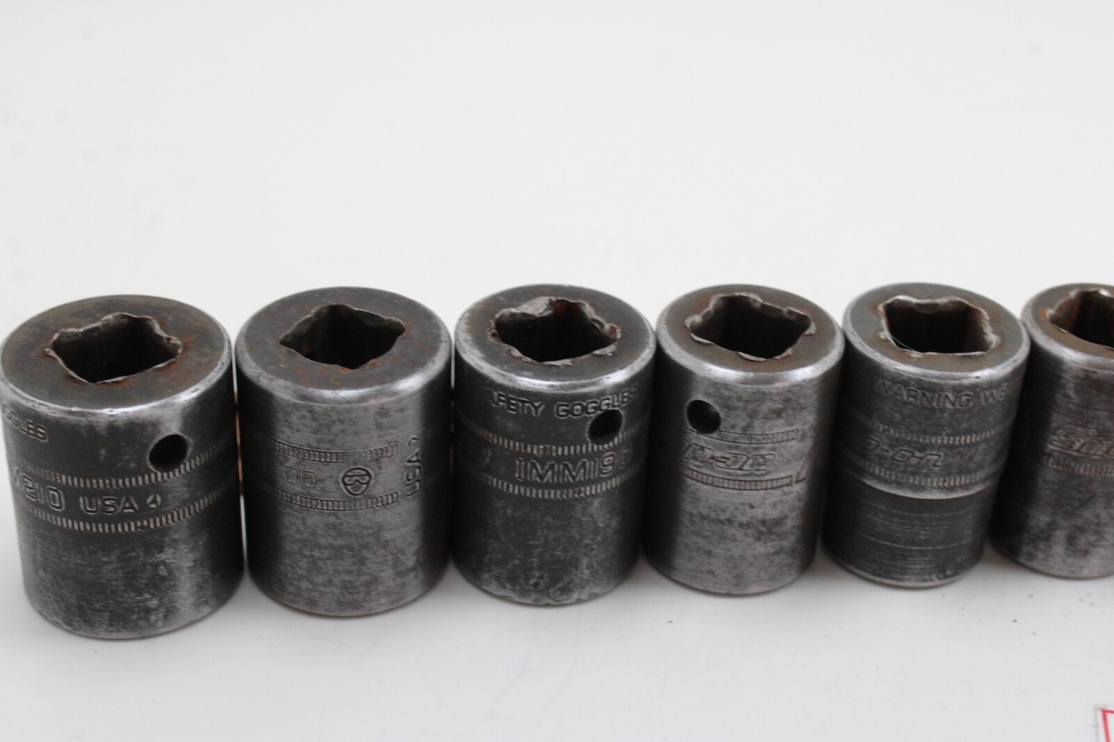 Snap-On IMM100-IMM210 1/2″ Drive 6 Point Metric Black Oxide Impact Socket Set US