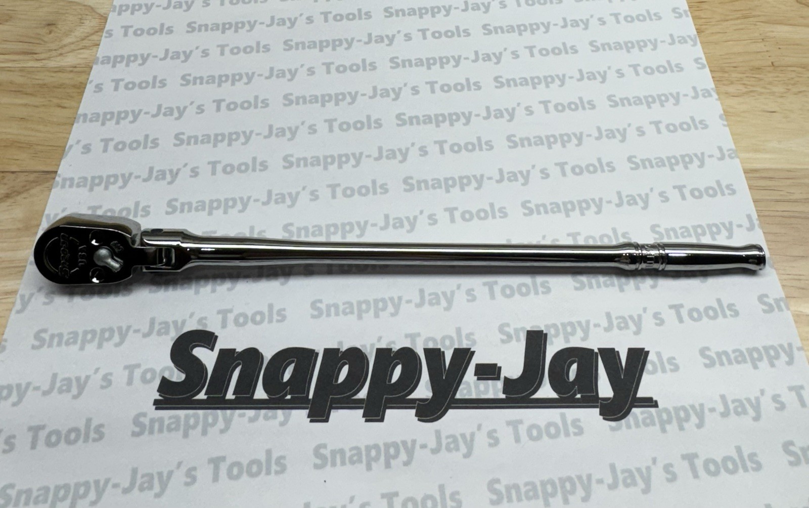 Snap-on Tools USA NEW 1/4″ Drive Chrome Extra Long Flex Head Ratchet TLLF72