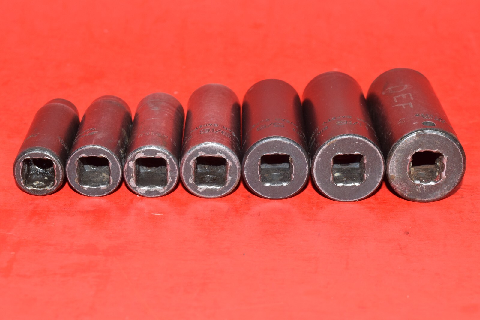 Snap-On 3/8″ Drive 7pc SAE 3/8 – 3/4″ Deep Essential Impact Socket Set 207SIMFYA
