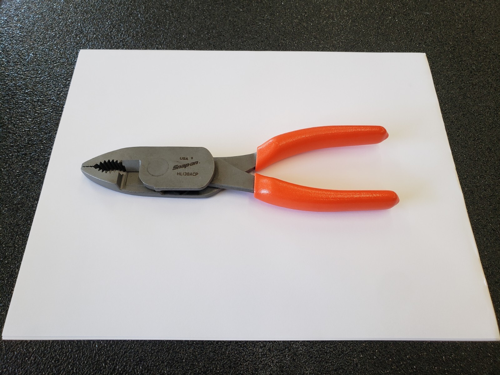 Snap-on Tools USA NEW ORANGE 7-7/8″ High Leverage Combination Pliers HL138ACP