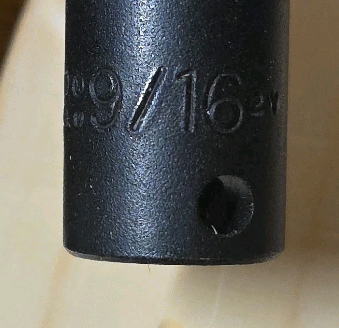 Proto J7718H , 9/16″ Deep Impact Socket , 3/8″ Drive, 6 Point USA