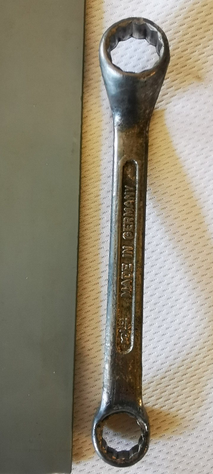 Chrome Vanadium 3/16 – 1/4 Whitworth Offset Ring Spanner Made In Germany