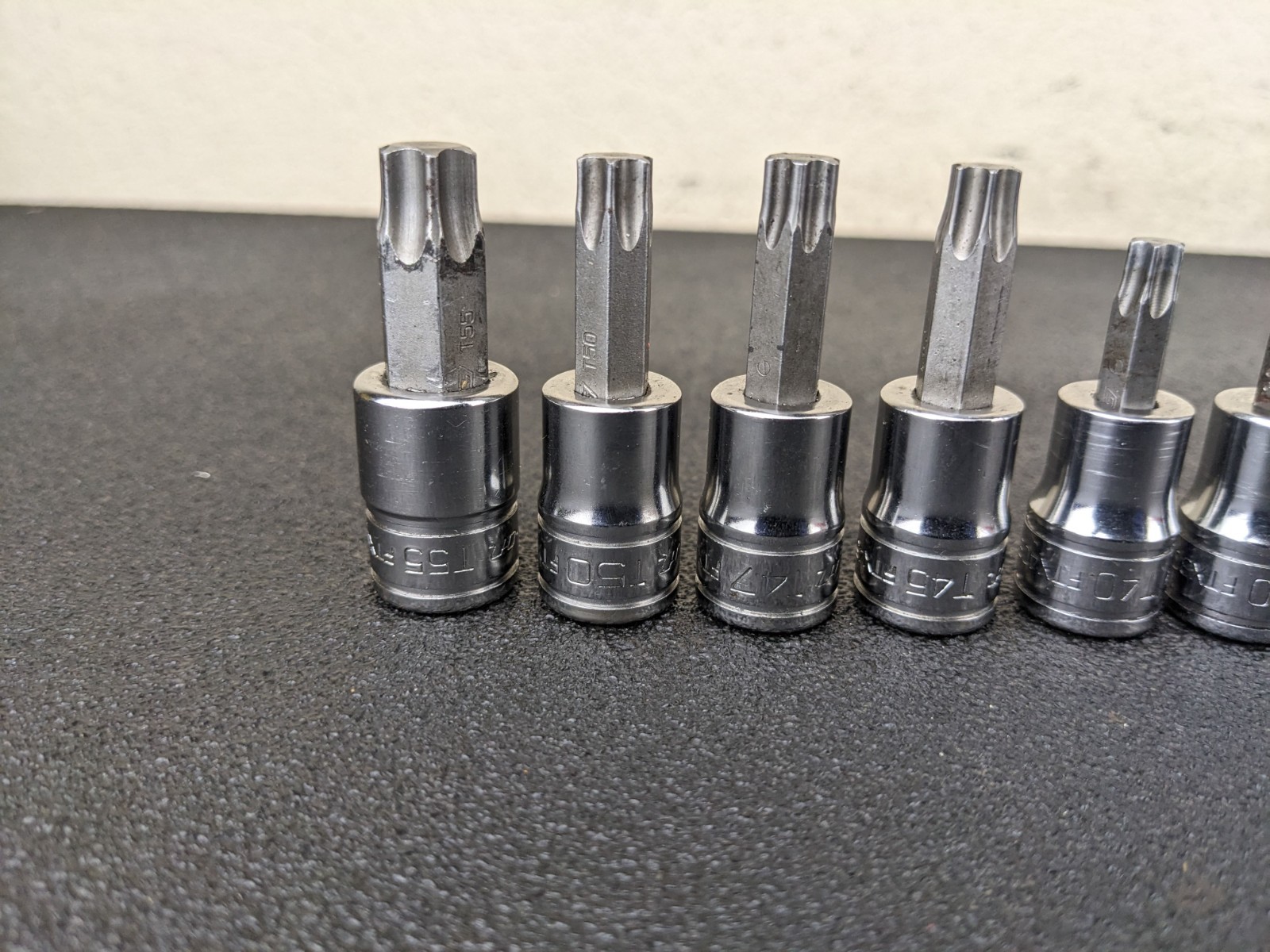 #bp500 Snap-on Tools 12 Pc Combo Drive TORX Bit Socket Set 212EFTXY