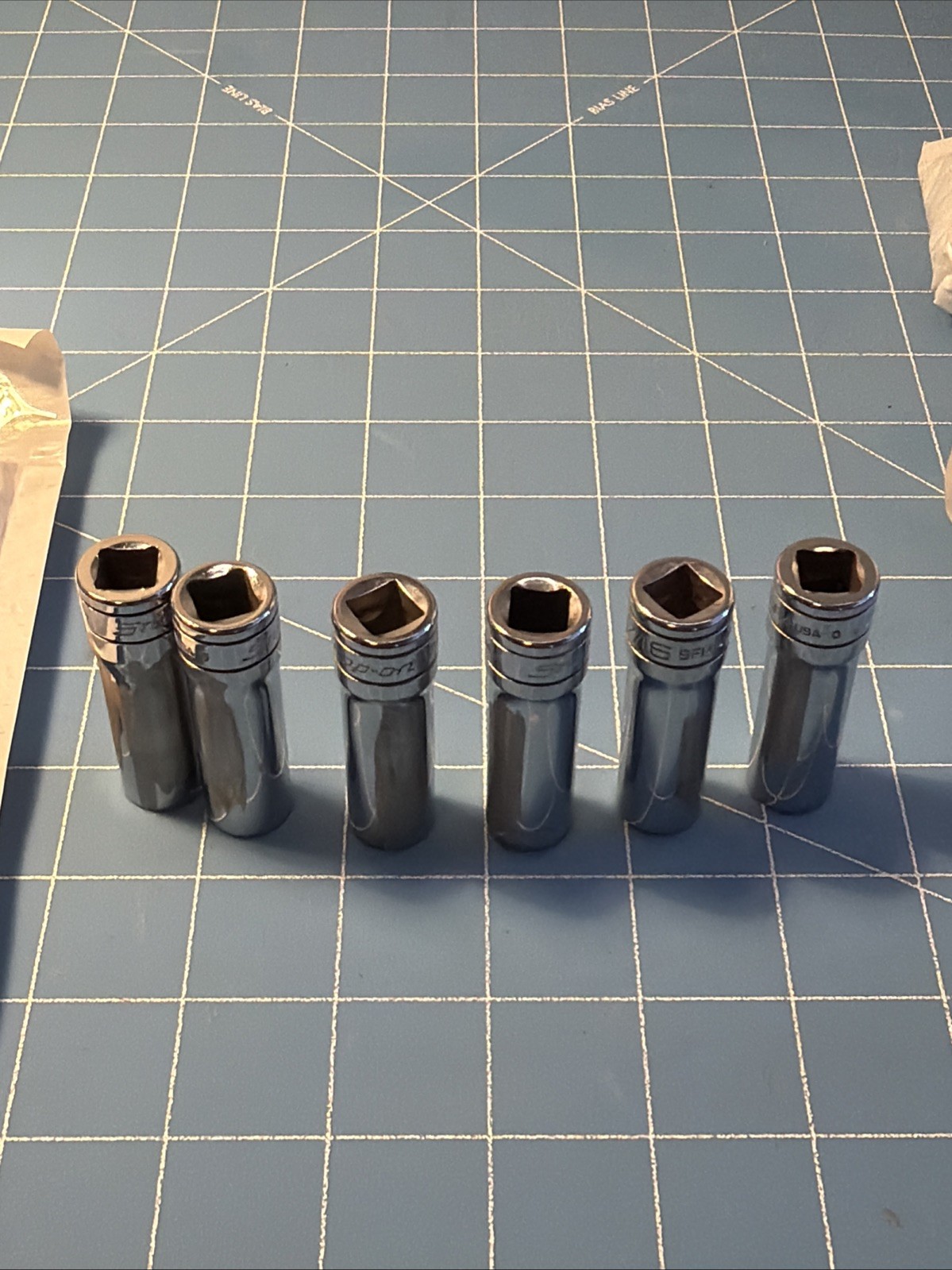 Snap On Tools SF141 3/8″ Drive 12 Point 7/16″ Deep Chrome Socket U get 1 of 6