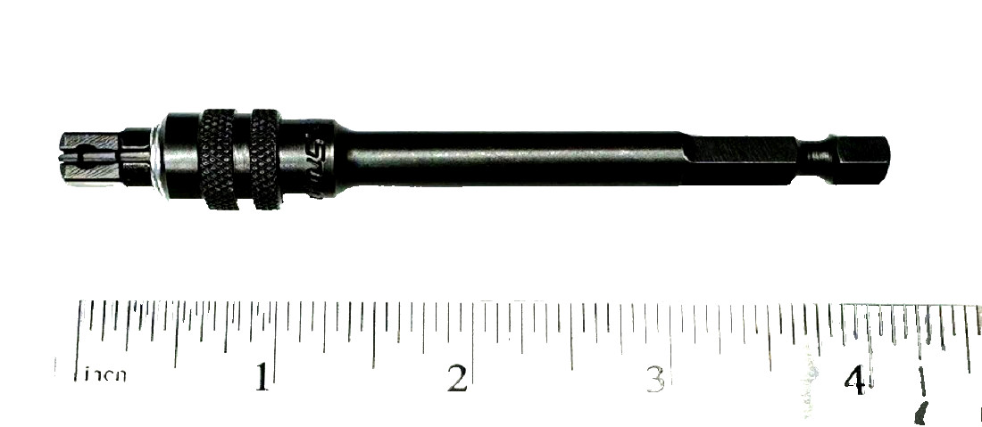 *NEW* Snap-on TMLPA4 ~ 1/4″ Hex-To-1/4″ Square 4″ Power Drive LOCKING ADAPTER